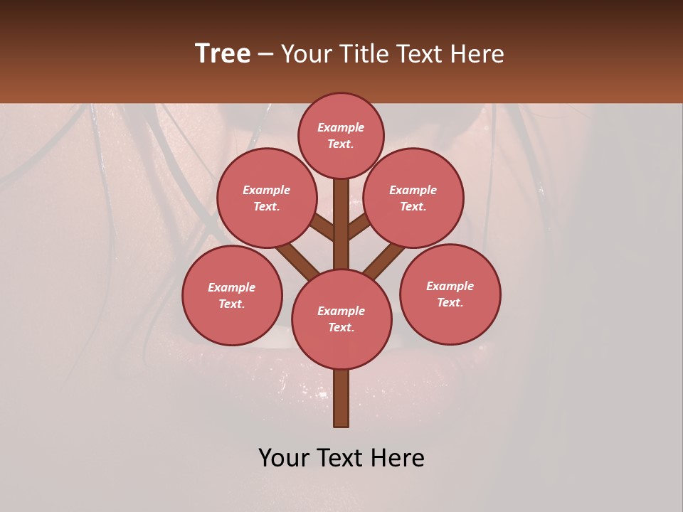 Fashion Face Desire PowerPoint Template