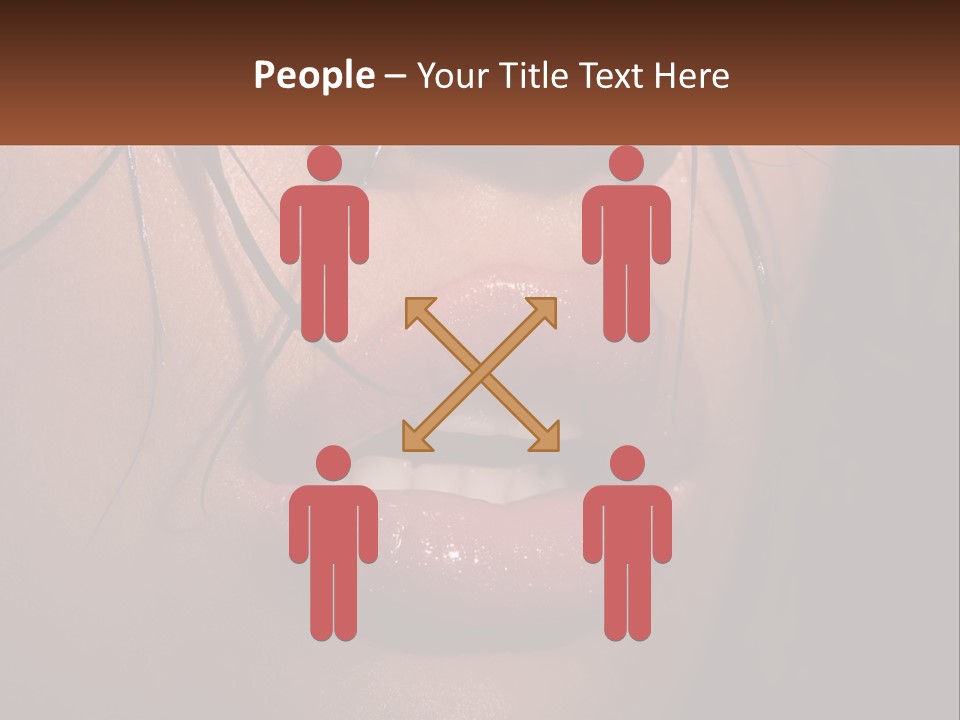 Fashion Face Desire PowerPoint Template