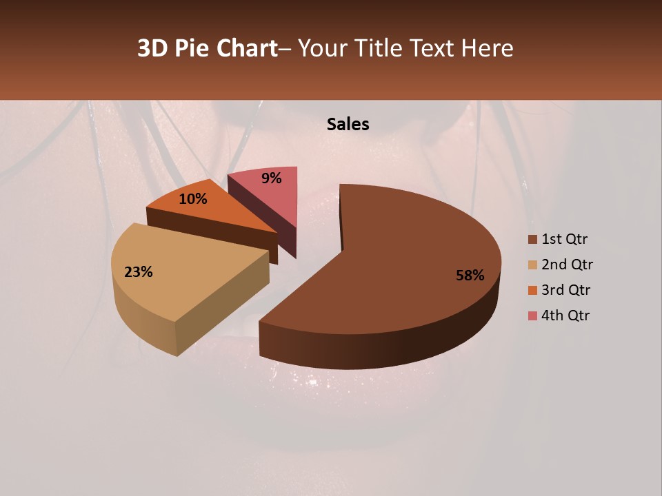 Fashion Face Desire PowerPoint Template