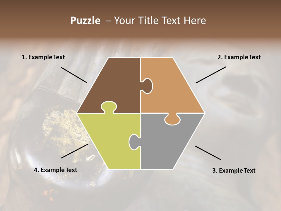 Sculpture Meditating God PowerPoint Template