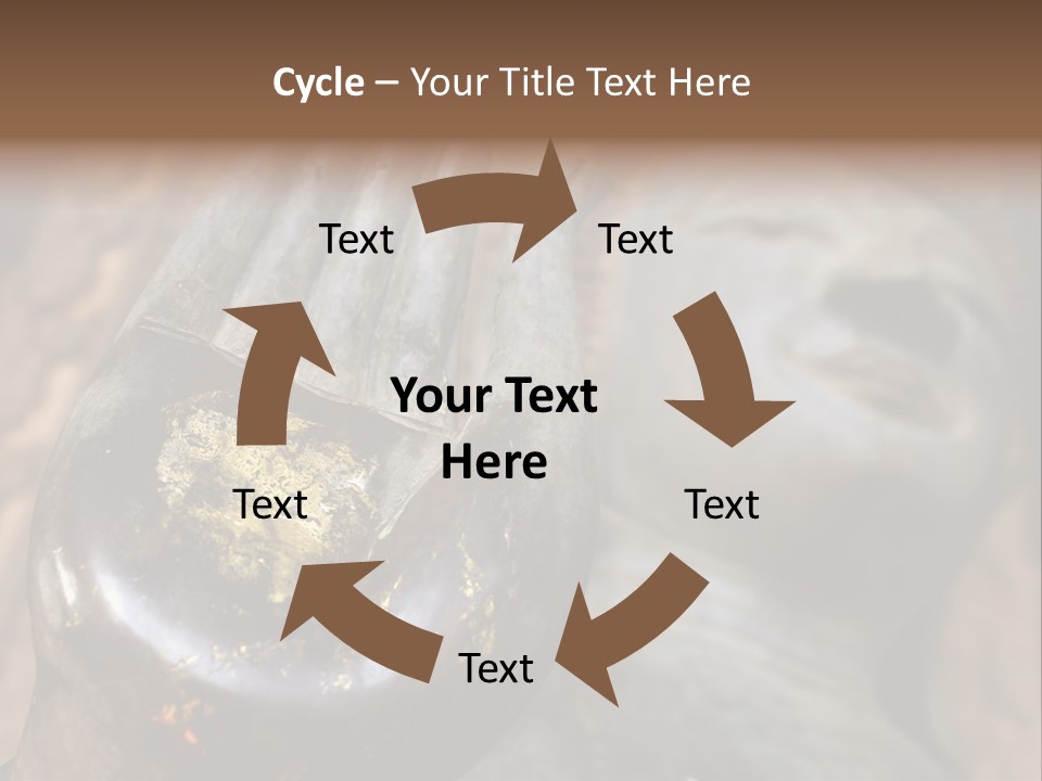 Sculpture Meditating God PowerPoint Template