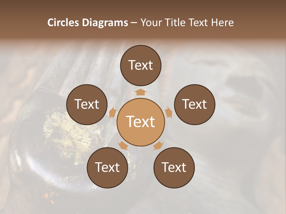 Sculpture Meditating God PowerPoint Template