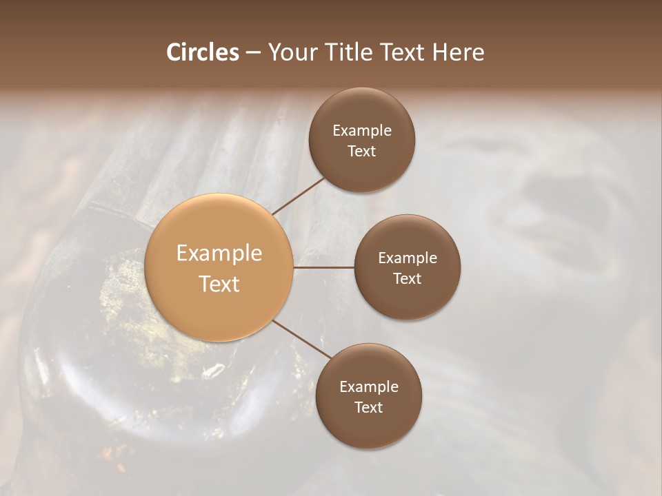 Sculpture Meditating God PowerPoint Template