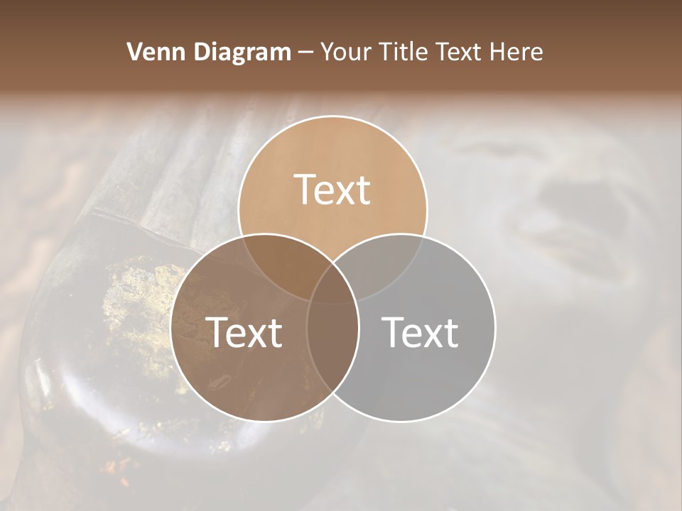 Sculpture Meditating God PowerPoint Template