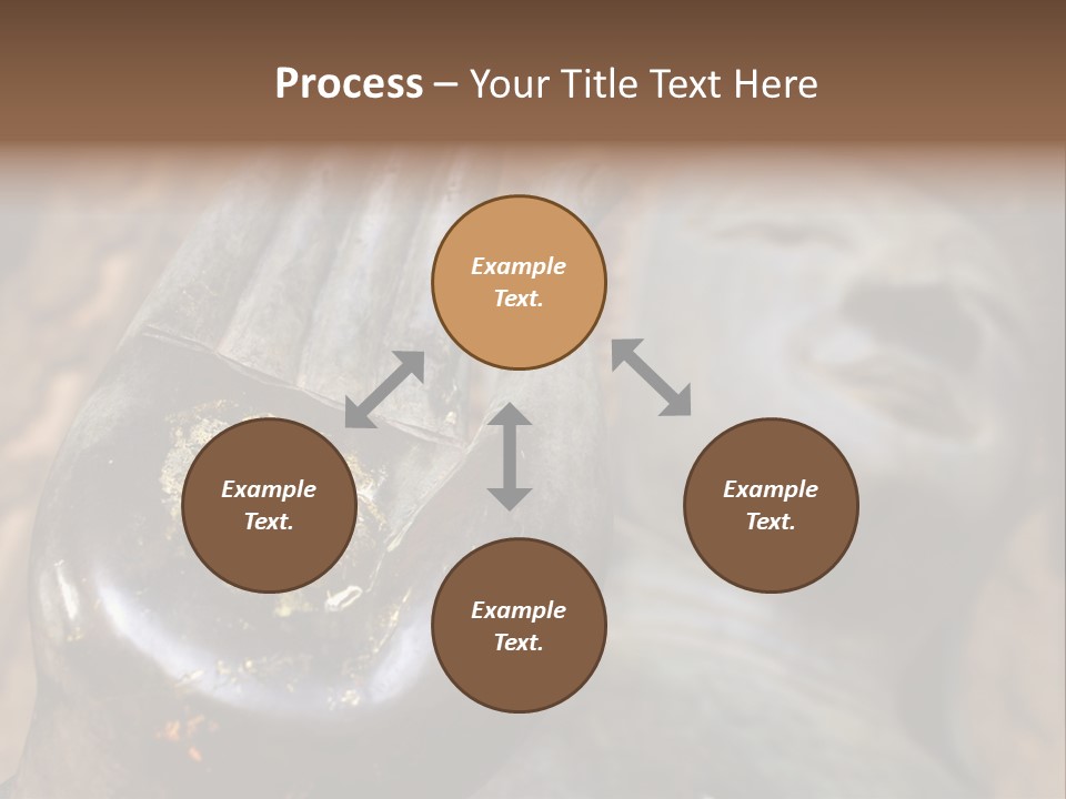 Sculpture Meditating God PowerPoint Template