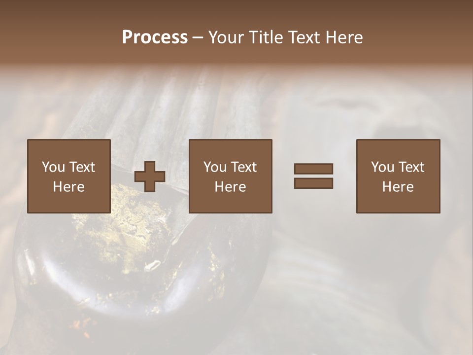 Sculpture Meditating God PowerPoint Template