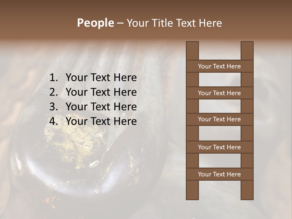 Sculpture Meditating God PowerPoint Template