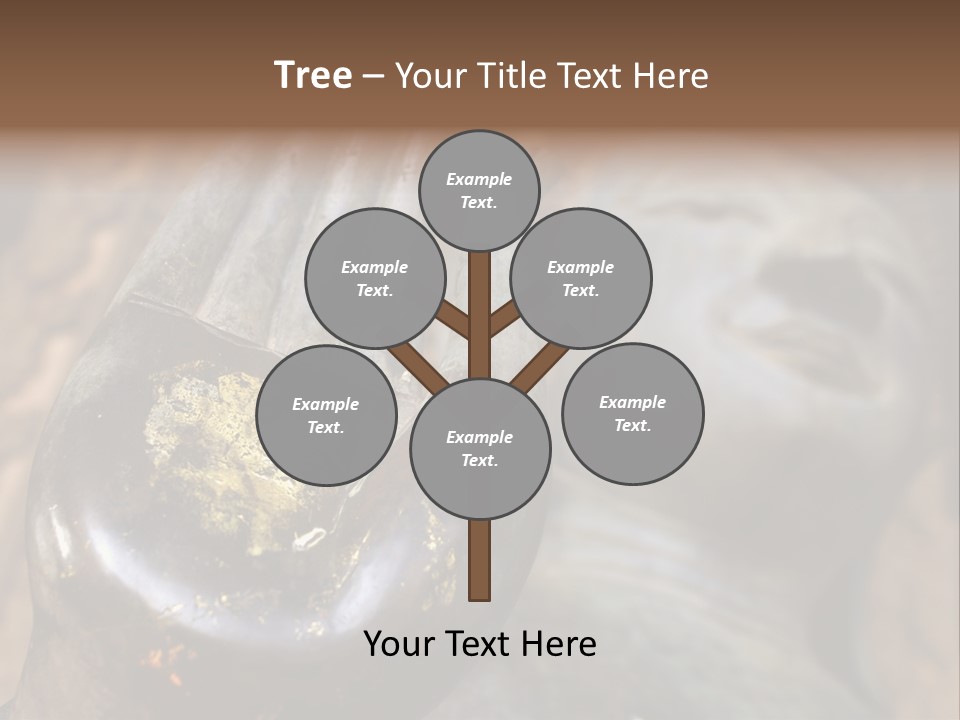 Sculpture Meditating God PowerPoint Template