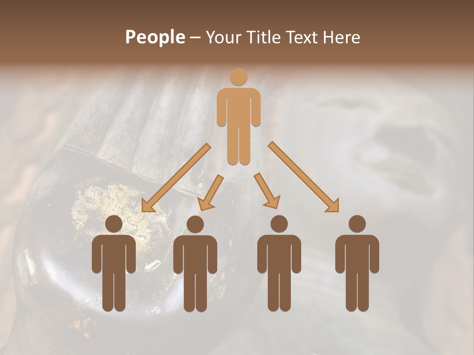 Sculpture Meditating God PowerPoint Template