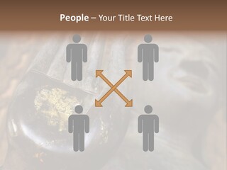 Sculpture Meditating God PowerPoint Template