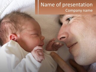 Baby Father Family PowerPoint Template