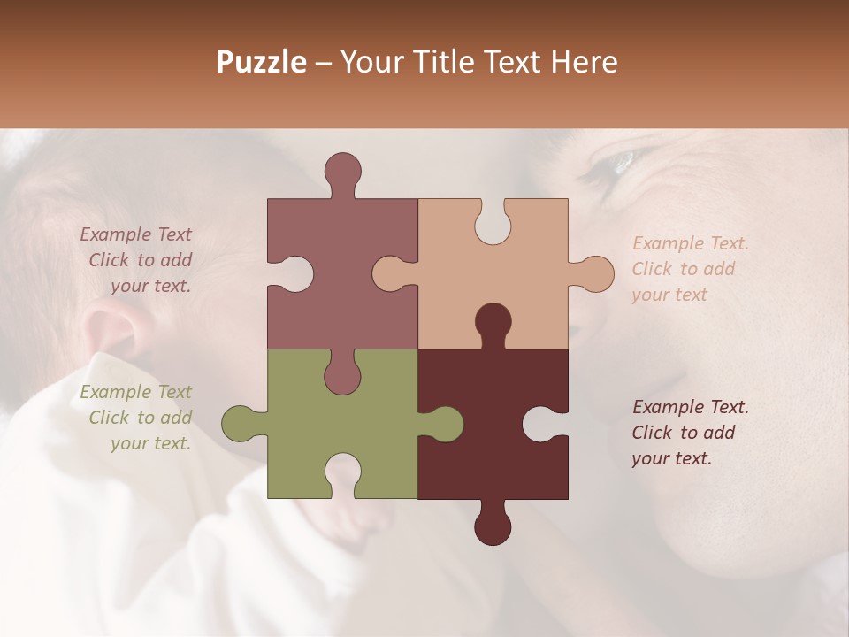 Baby Father Family PowerPoint Template