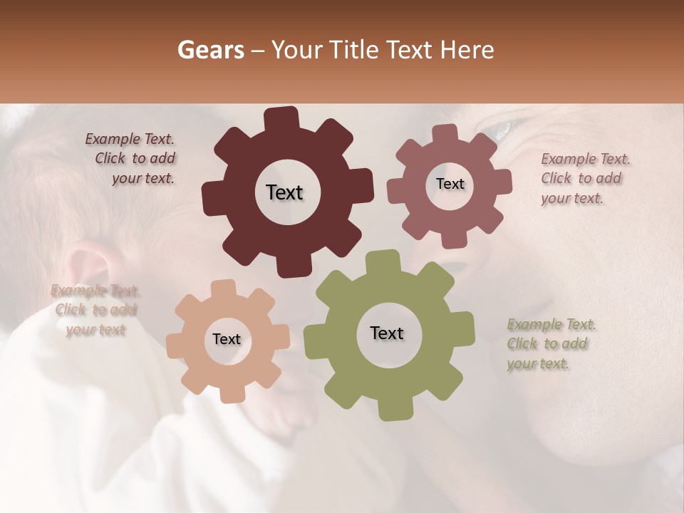 Baby Father Family PowerPoint Template