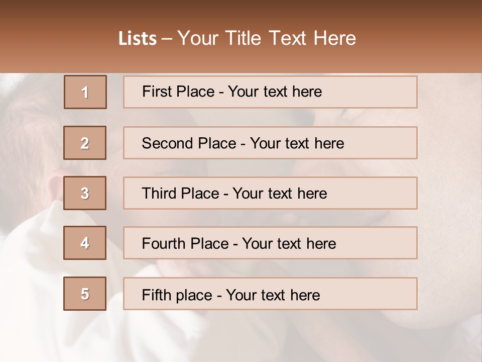 Baby Father Family PowerPoint Template