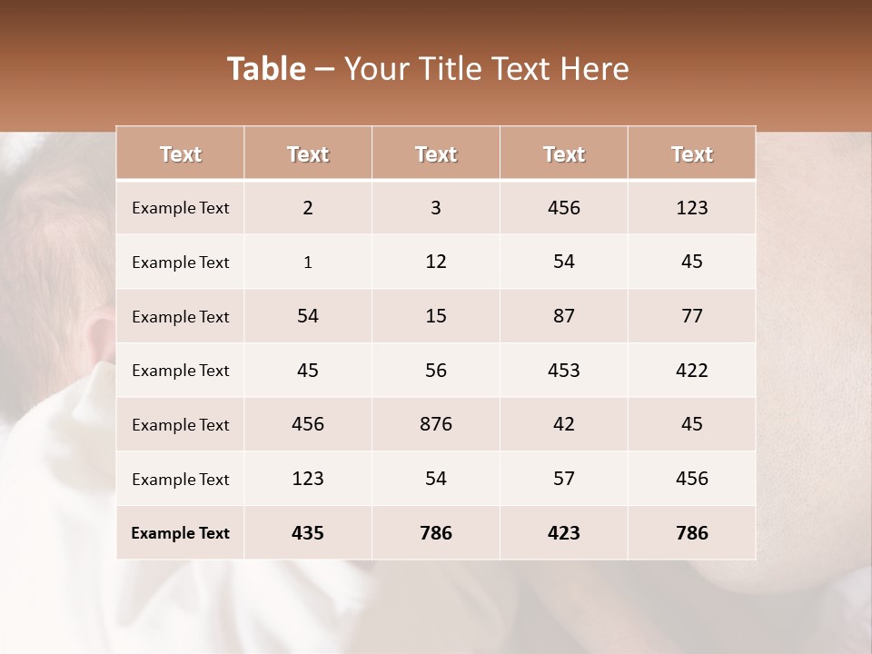 Baby Father Family PowerPoint Template