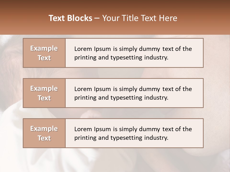 Baby Father Family PowerPoint Template