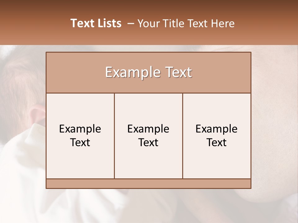Baby Father Family PowerPoint Template
