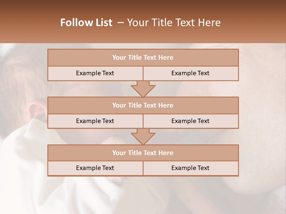 Baby Father Family PowerPoint Template