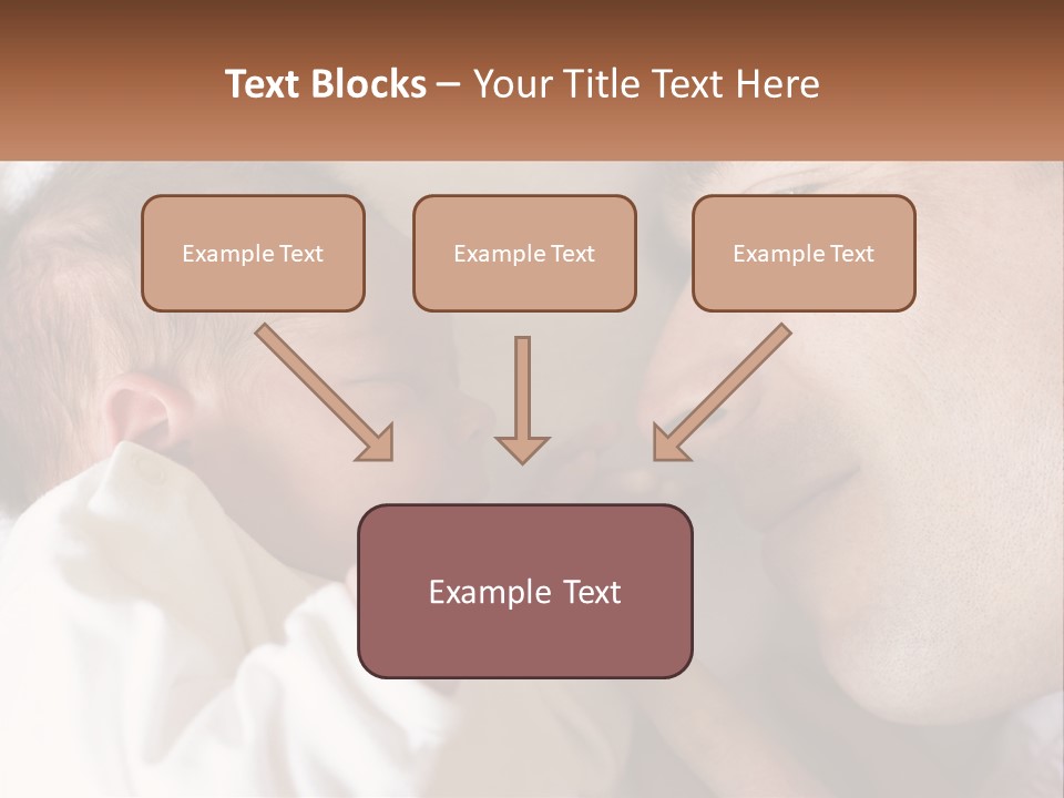 Baby Father Family PowerPoint Template