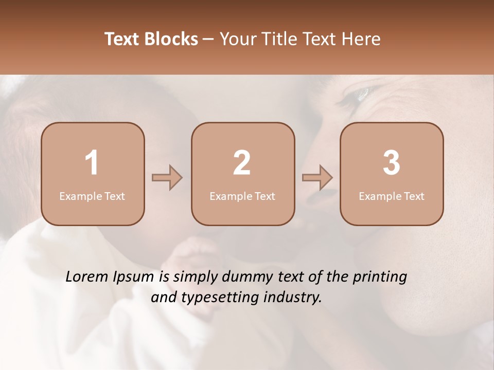 Baby Father Family PowerPoint Template