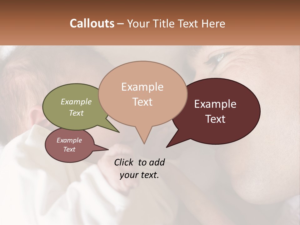 Baby Father Family PowerPoint Template