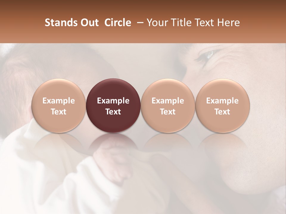 Baby Father Family PowerPoint Template