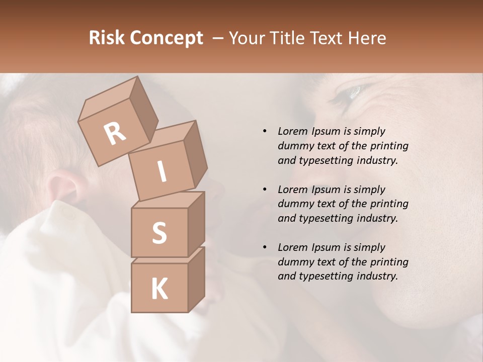 Baby Father Family PowerPoint Template