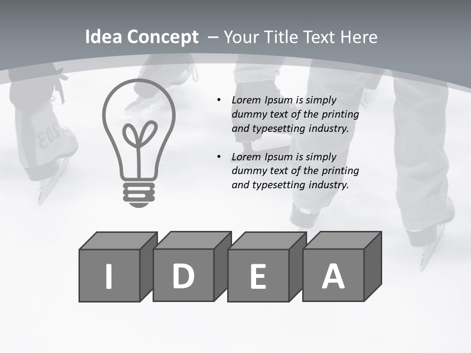 Adult Learning Child PowerPoint Template