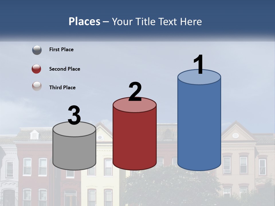 Residential Sky Row PowerPoint Template