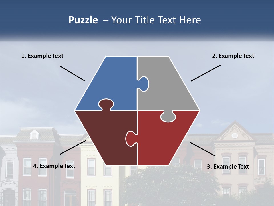 Residential Sky Row PowerPoint Template