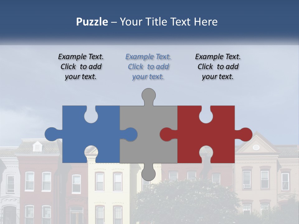 Residential Sky Row PowerPoint Template