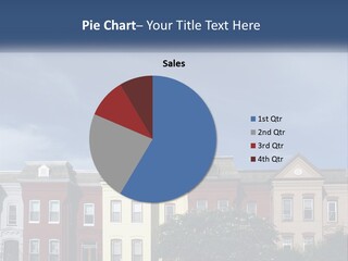 Residential Sky Row PowerPoint Template