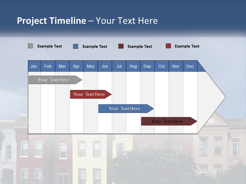 Residential Sky Row PowerPoint Template
