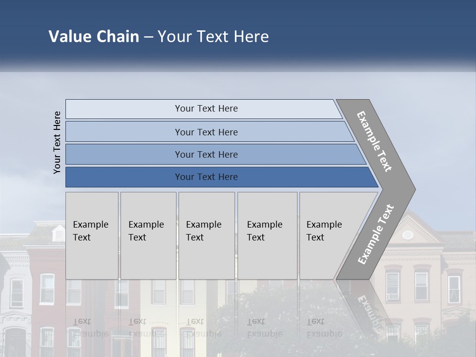 Residential Sky Row PowerPoint Template