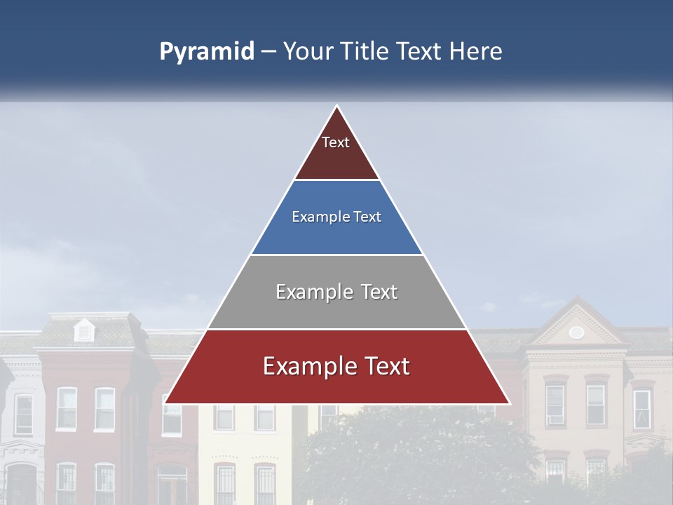 Residential Sky Row PowerPoint Template