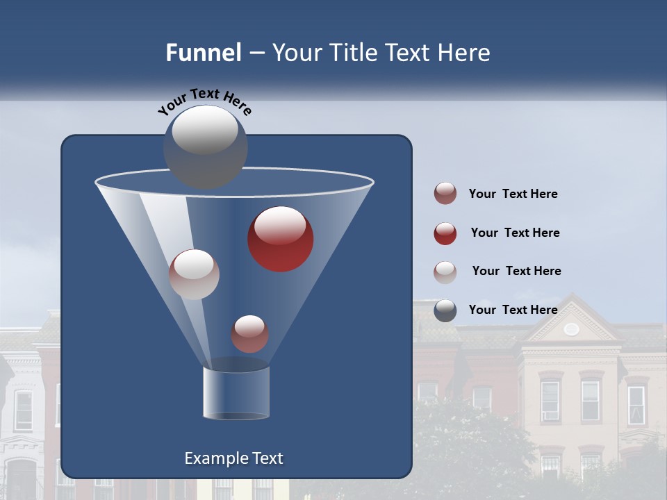 Residential Sky Row PowerPoint Template
