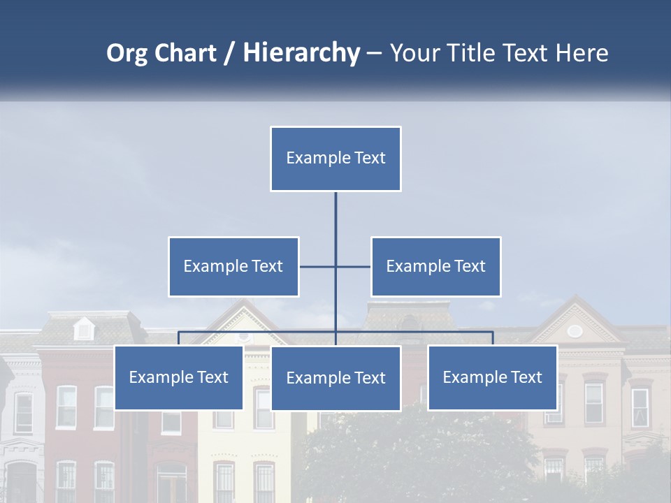Residential Sky Row PowerPoint Template