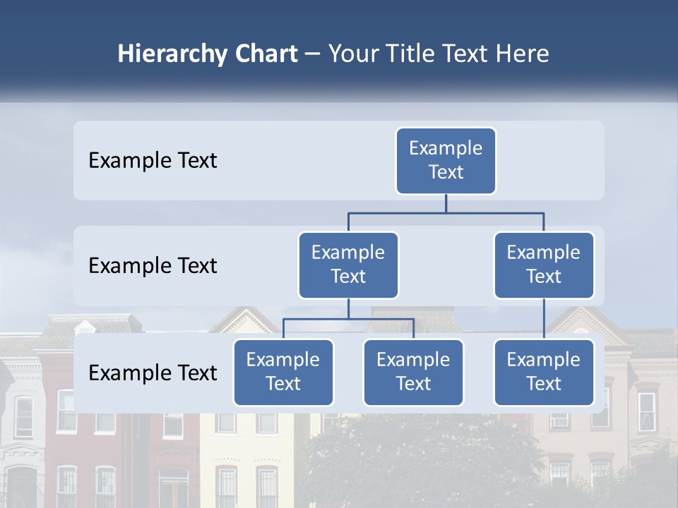 Residential Sky Row PowerPoint Template