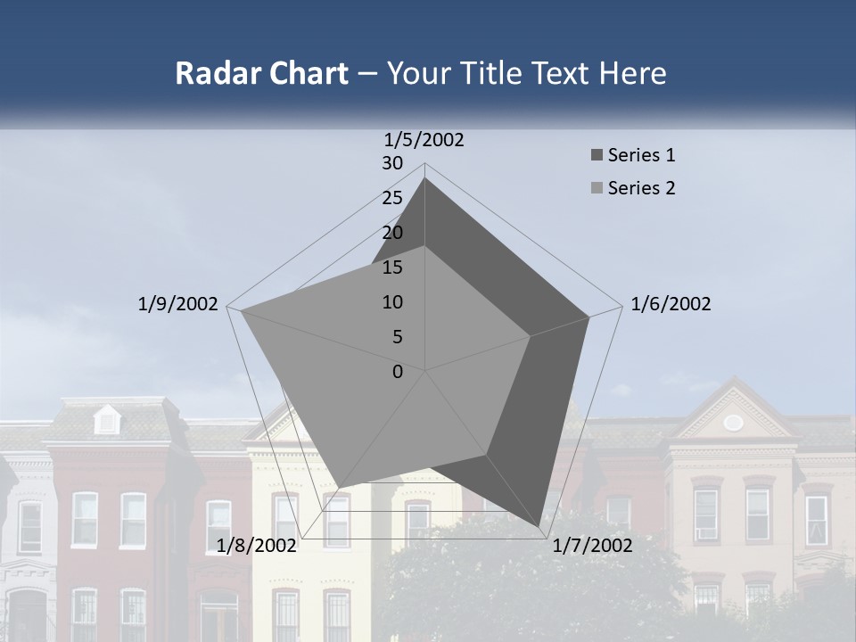 Residential Sky Row PowerPoint Template