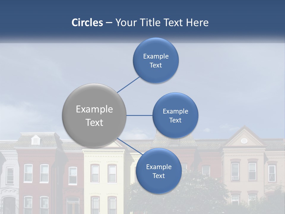 Residential Sky Row PowerPoint Template