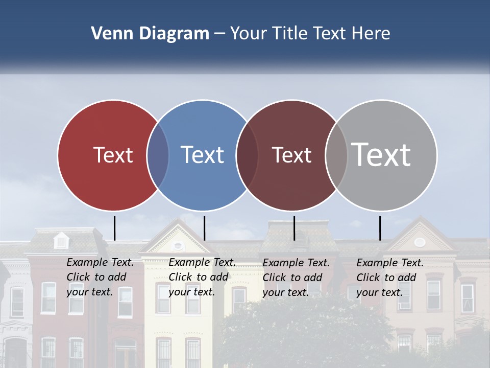 Residential Sky Row PowerPoint Template