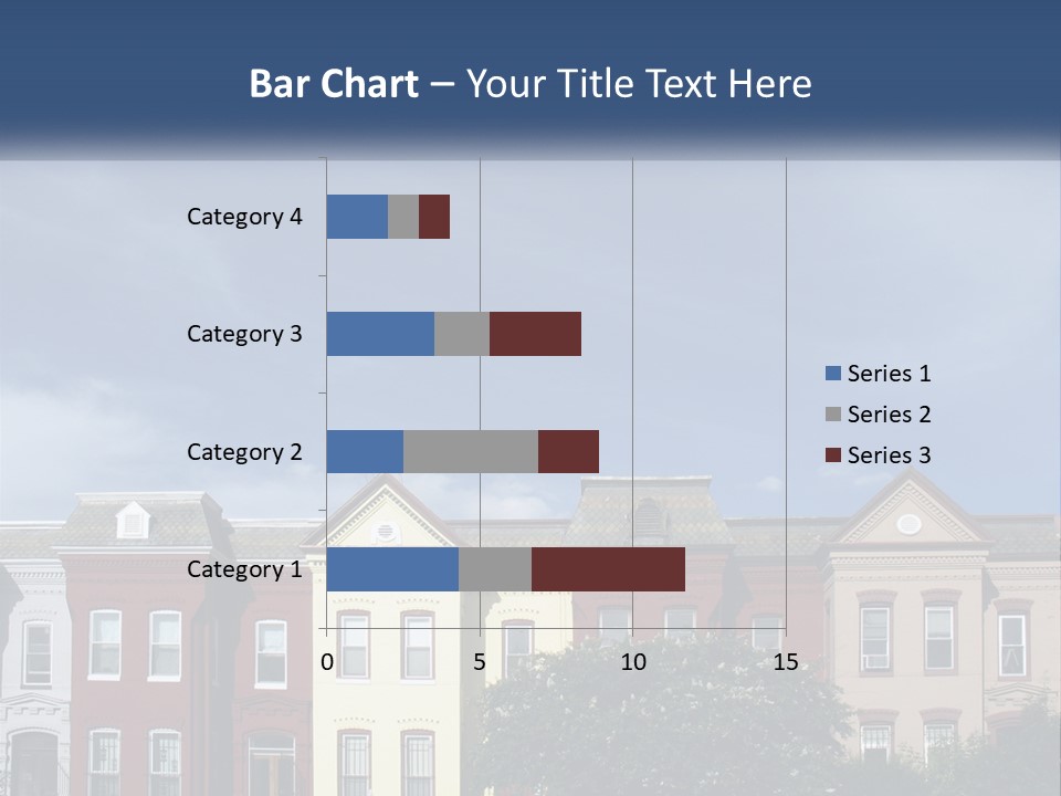Residential Sky Row PowerPoint Template