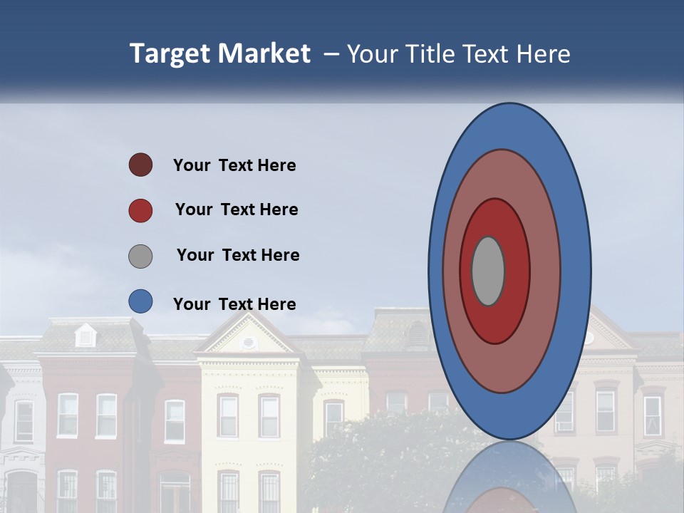 Residential Sky Row PowerPoint Template