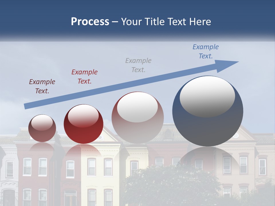 Residential Sky Row PowerPoint Template