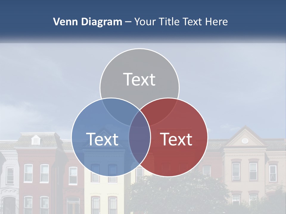 Residential Sky Row PowerPoint Template