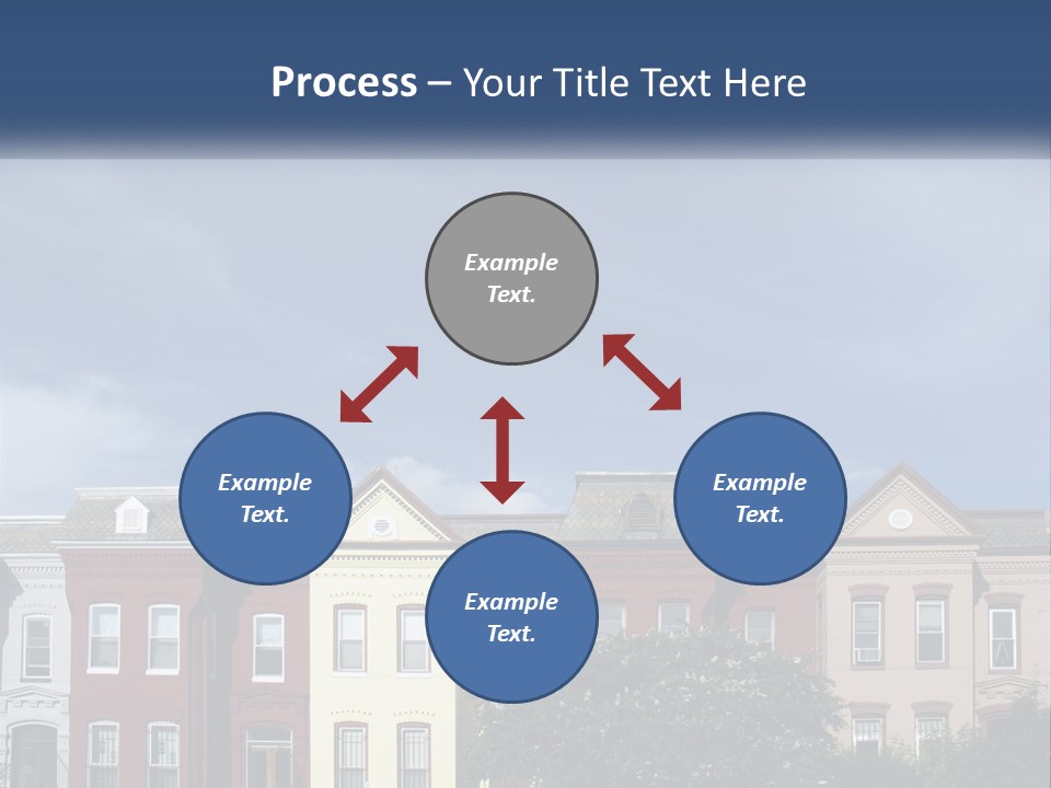 Residential Sky Row PowerPoint Template