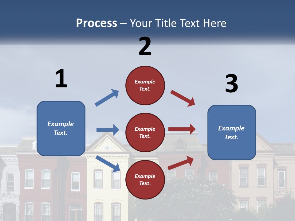 Residential Sky Row PowerPoint Template
