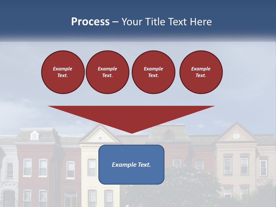 Residential Sky Row PowerPoint Template