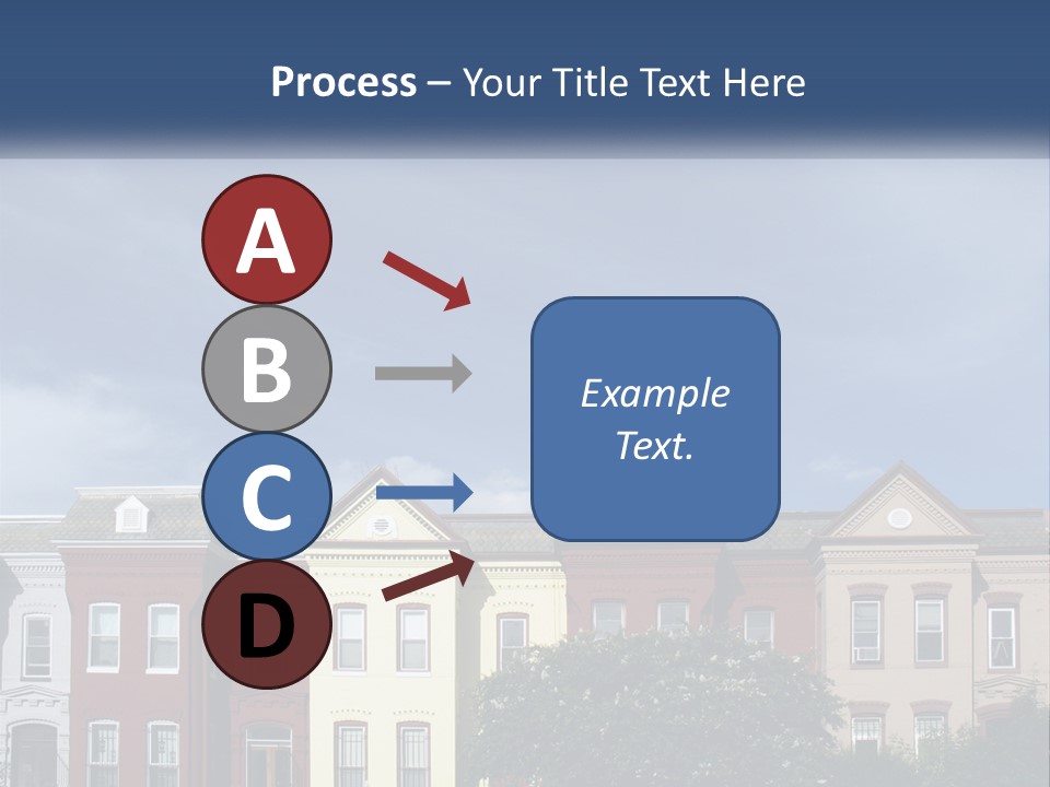 Residential Sky Row PowerPoint Template
