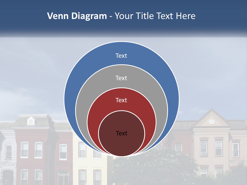 Residential Sky Row PowerPoint Template